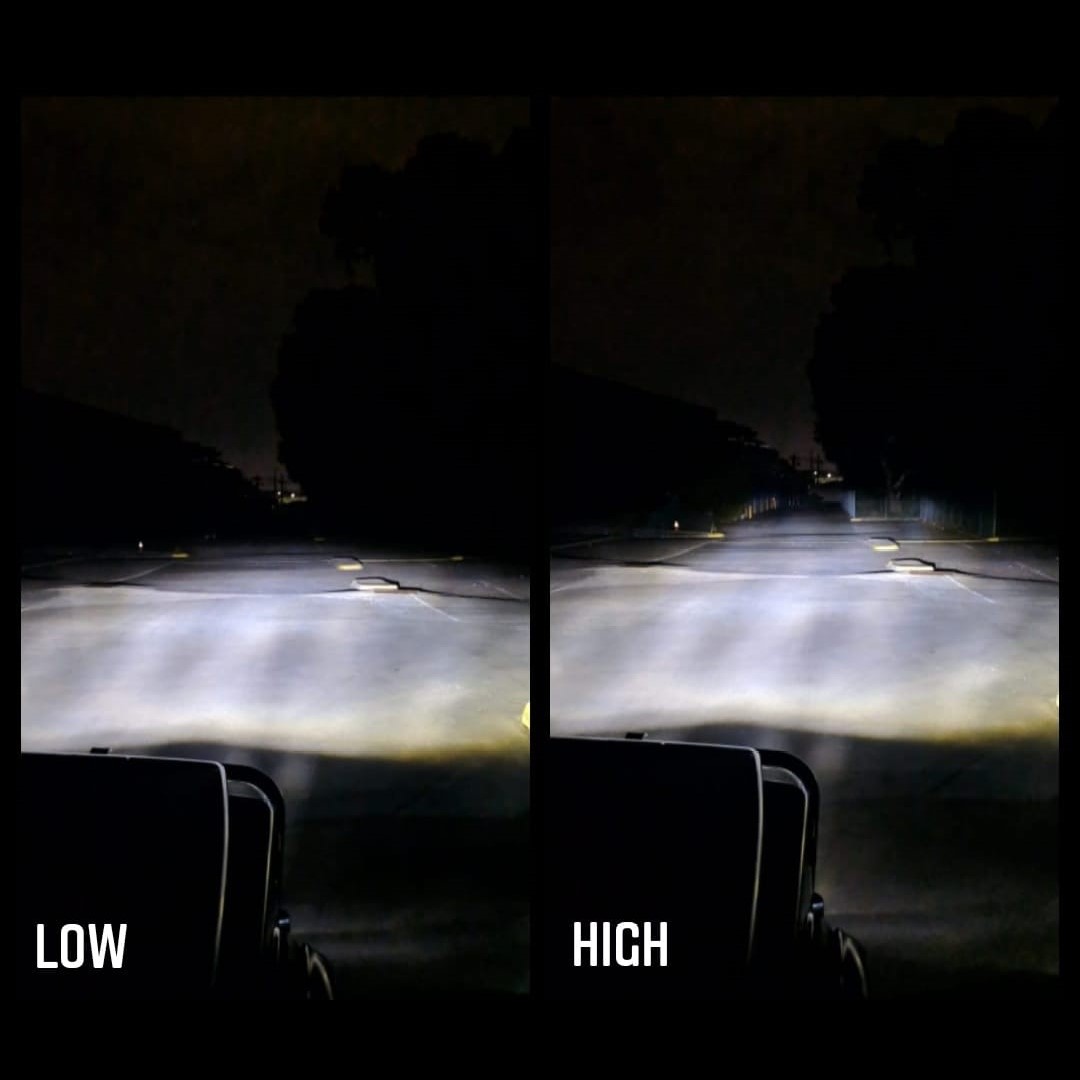 JTX Lighting 7 inch Custom LED Light Low and High Beam
